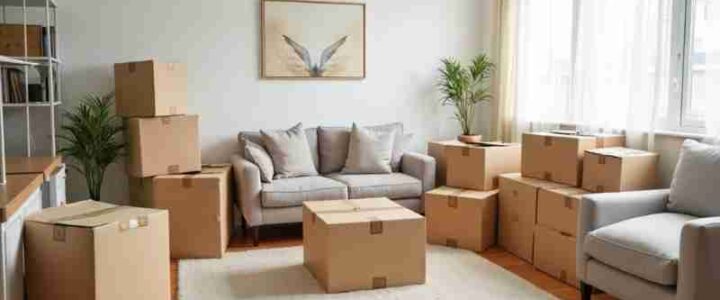 10 Essential Steps to a Smooth Moving Day, Concept art for illustrative purpose, tags: umzugstag - Monok