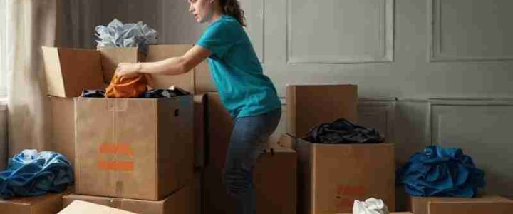 10 Umzugstipps, die ihr kennen müsst – so klappt der Neustart #DeclutteringTips, #MovingDay, #PackingHacks, #OrganizedMove, #PackingTips, #MovingEssentials, #DeclutterYourLife, #PackingSmart, #HomeOrganization, #MovingMadeEasy, #HouseMove, #MovingBoxes, #Packing - Digital concept art for illustrative purpose, tags: die - Monok